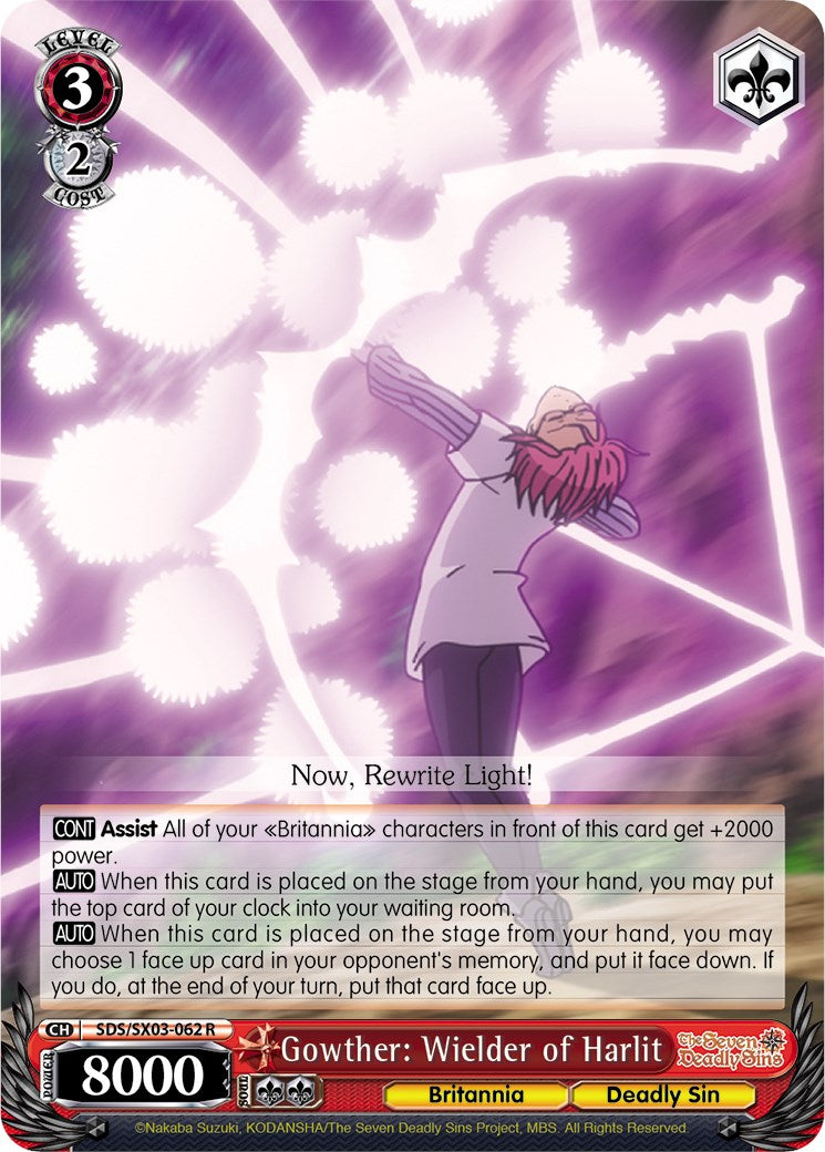 Gowther: Wielder of Harlit (SDS/SX03-062 R) [The Seven Deadly Sins] | Cracking-Singles