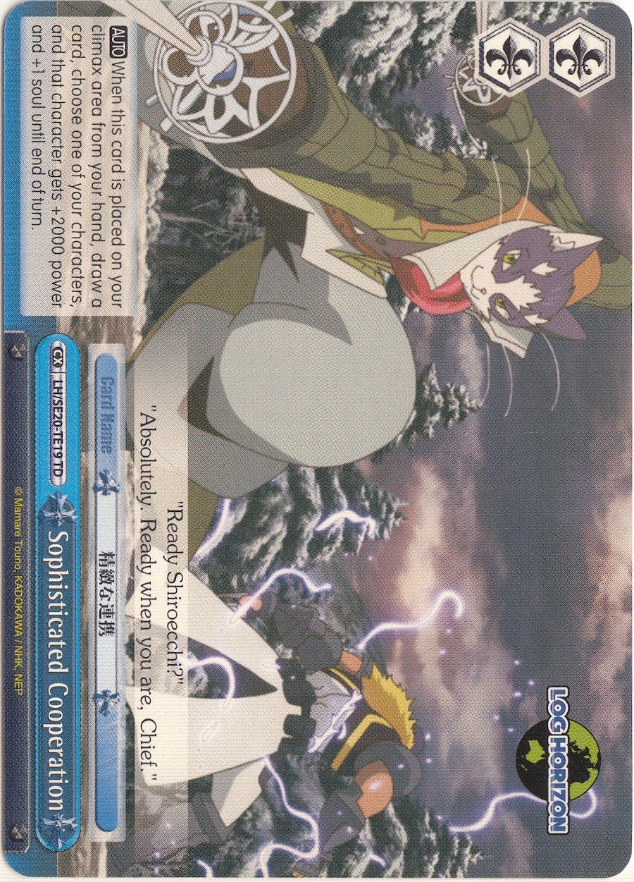 Sophisticated Cooperation (LH/SE20-TE19 TD) [LOG HORIZON] | Cracking-Singles