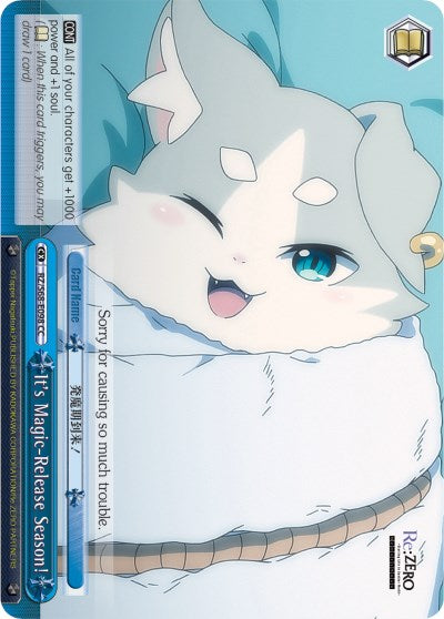 It's Magic-Release Season! (RZ/S68-E098 CC) [Re:ZERO Memory Snow] | Cracking-Singles