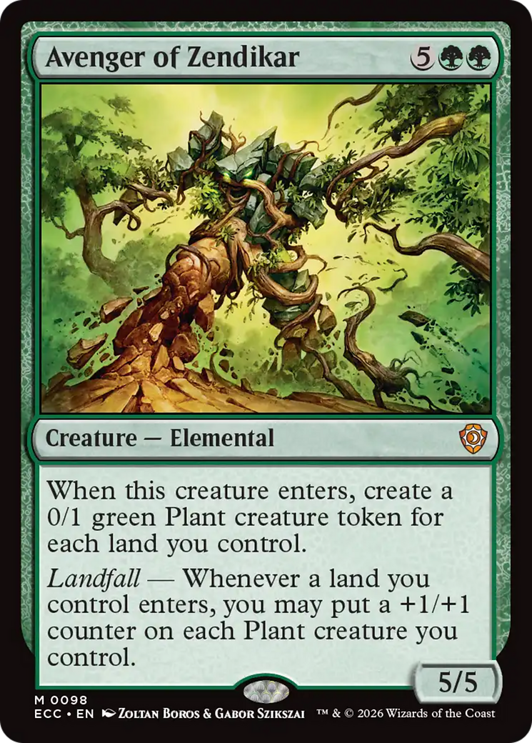 Avenger of Zendikar [Lorwyn Eclipsed Commander] | Cracking-Singles