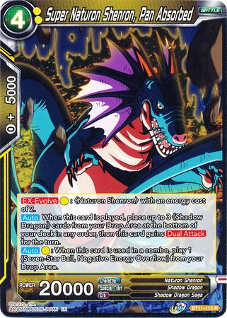 Super Naturon Shenron, Pan Absorbed (BT11-113) [Vermilion Bloodline] | Cracking-Singles