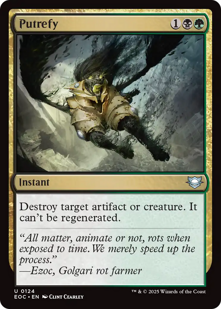 Putrefy [Edge of Eternities Commander] | Cracking-Singles