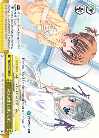 Absurd Daily Life (Fkz/W65-E020 CR) [Fujimi Fantasia Bunko] | Cracking-Singles