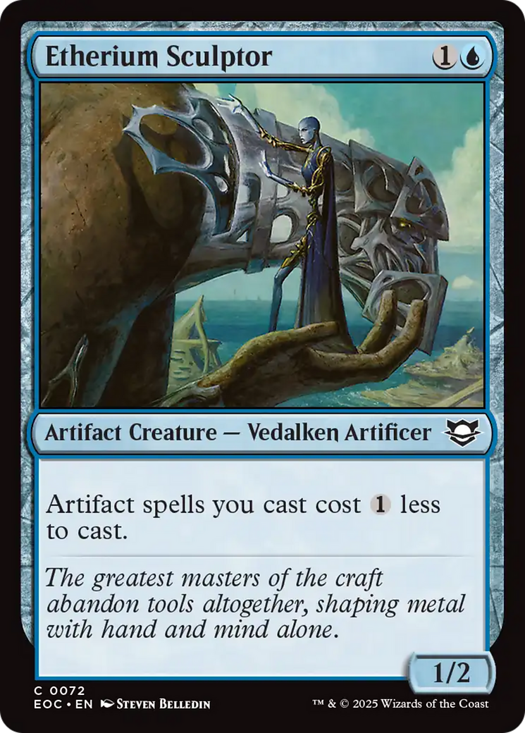 Etherium Sculptor [Edge of Eternities Commander] | Cracking-Singles