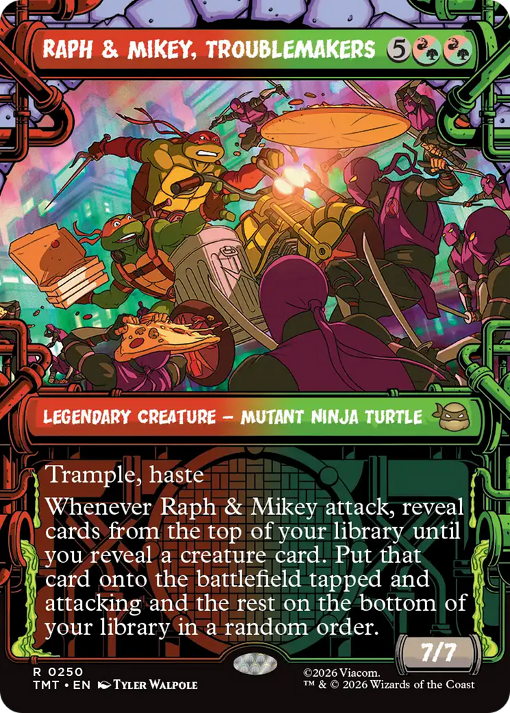 Raph & Mikey, Troublemakers (Showcase) [Teenage Mutant Ninja Turtles] | Cracking-Singles