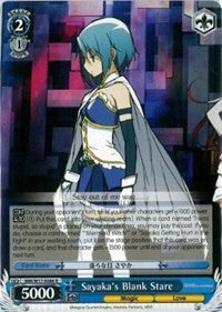 Sayaka's Blank Stare (MM/W17-E086 R) [Puella Magi Madoka Magica] | Cracking-Singles