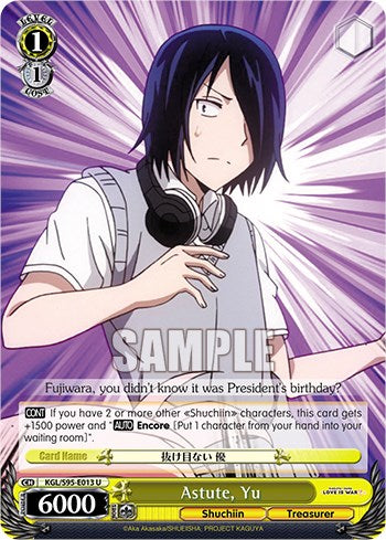 Astute, Yu [Kaguya-Sama: Love is War?] | Cracking-Singles