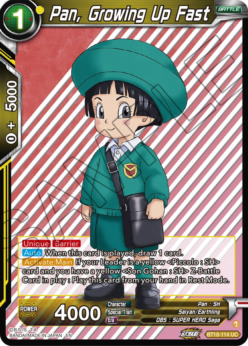 Pan, Growing Up Fast (BT18-114) [Dawn of the Z-Legends] | Cracking-Singles