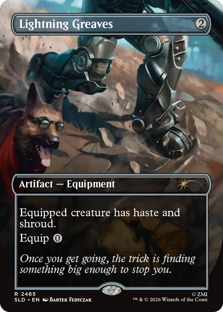 Lightning Greaves (2465) [Secret Lair Drop Series] | Cracking-Singles