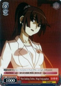 Pure-looking Clothes, Hitagi Senjyogahara (BM/S15-E109 PR) (Promo) [BAKEMONOGATARI] | Cracking-Singles