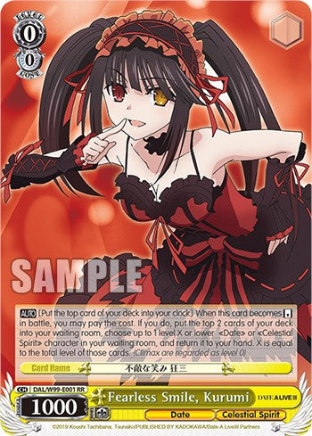 Fearless Smile, Kurumi [Date A Live Vol.2] | Cracking-Singles