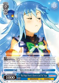 "Real Magic Power is Down to Luck Too" Aqua (KS/W55-E083 R) [KonoSuba 2] | Cracking-Singles