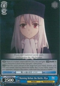 Warning Before the Battle, Illya (FS/S34-E087 C) [Fate/Stay Night [Unlimited Blade Works]] | Cracking-Singles