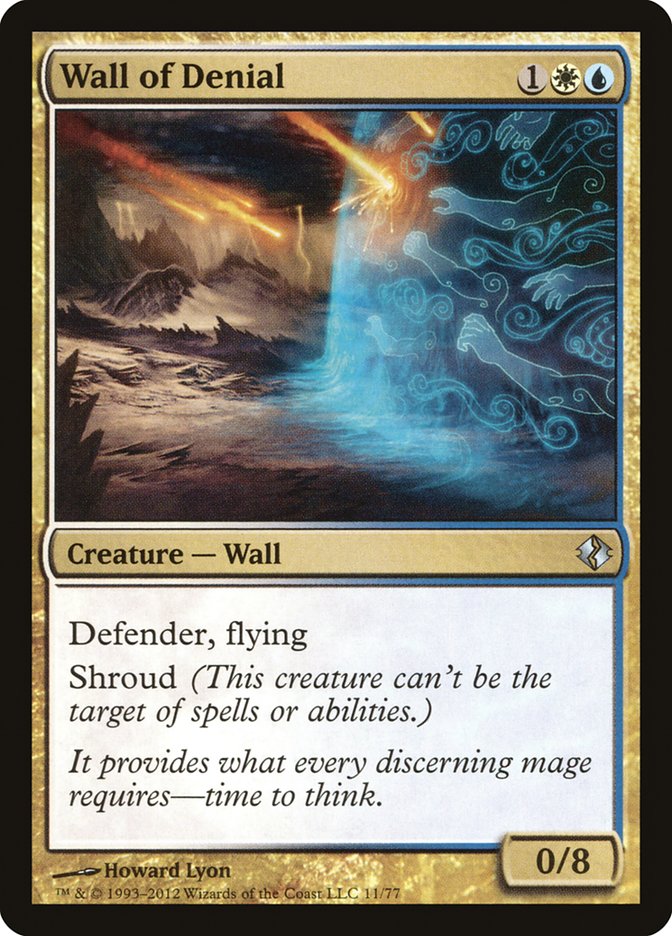 Wall of Denial [Duel Decks: Venser vs. Koth] | Cracking-Singles