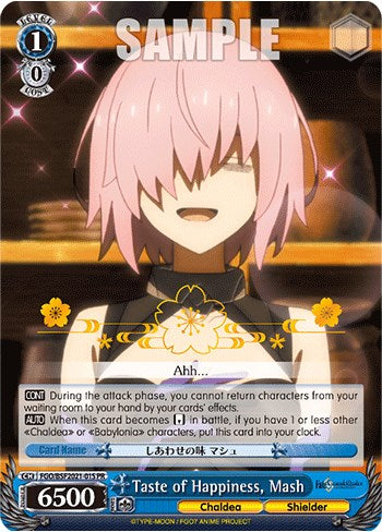 Taste of Happiness, Mash (FGO/BSF2021-015 PR) (Winner) [Bushiroad Event Cards] | Cracking-Singles
