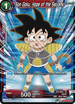 Son Goku, Hope of the Saiyans (Common) (BT13-019) [Supreme Rivalry] | Cracking-Singles