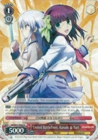 United Battlefront, Kanade & Yuri (AB/W31-E063 R) [Angel Beats! Re:Edit] | Cracking-Singles