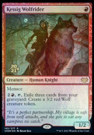 Kessig Wolfrider [Innistrad: Crimson Vow Prerelease Promos] | Cracking-Singles
