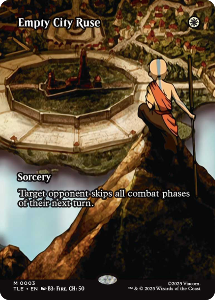 Empty City Ruse (Borderless) [Avatar: The Last Airbender: Eternal-Legal] | Cracking-Singles