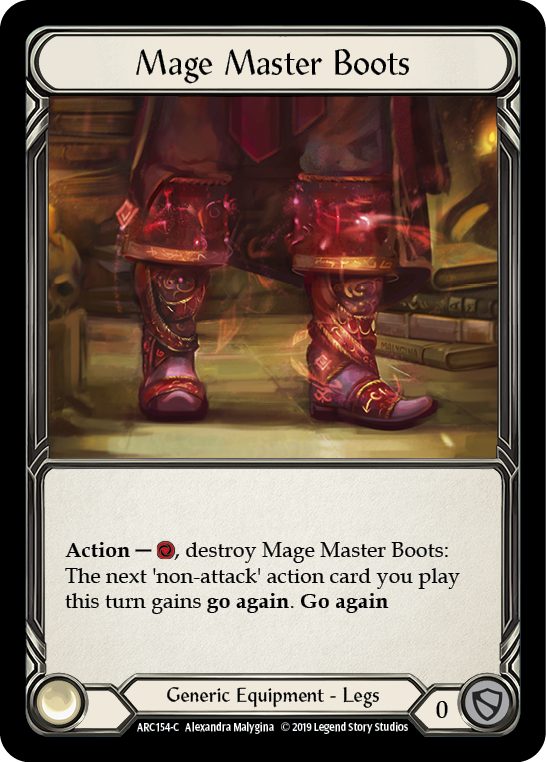 Mage Master Boots [ARC154-C] (Arcane Rising)  1st Edition Cold Foil | Cracking-Singles