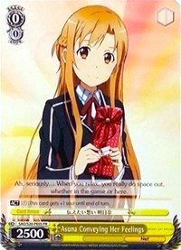 Asuna Conveying Her Feelings (SAO/S20-PE05 PR) (Promo) [Sword Art Online] | Cracking-Singles