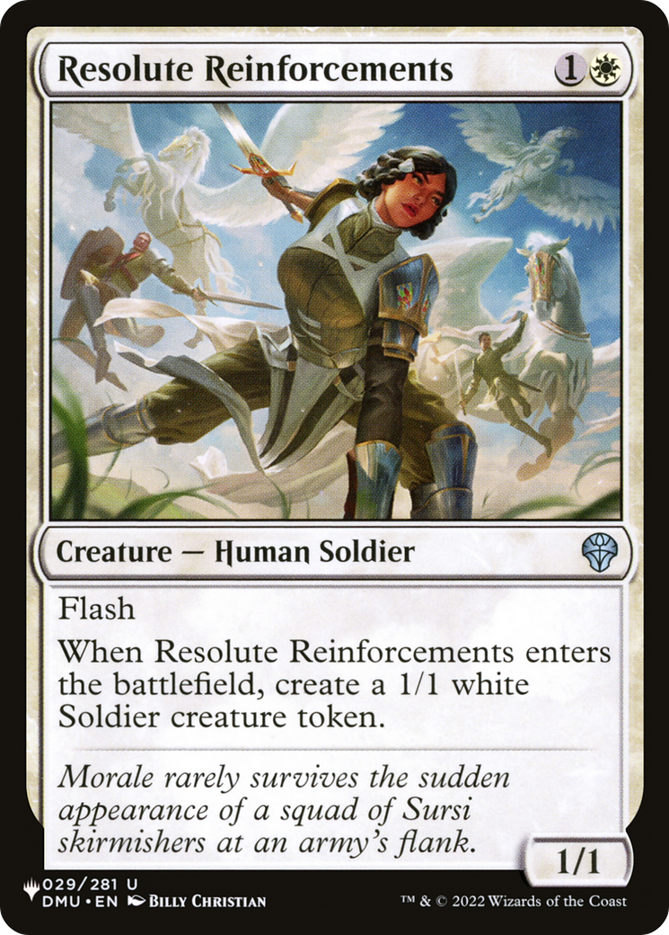 Resolute Reinforcements [The List] | Cracking-Singles