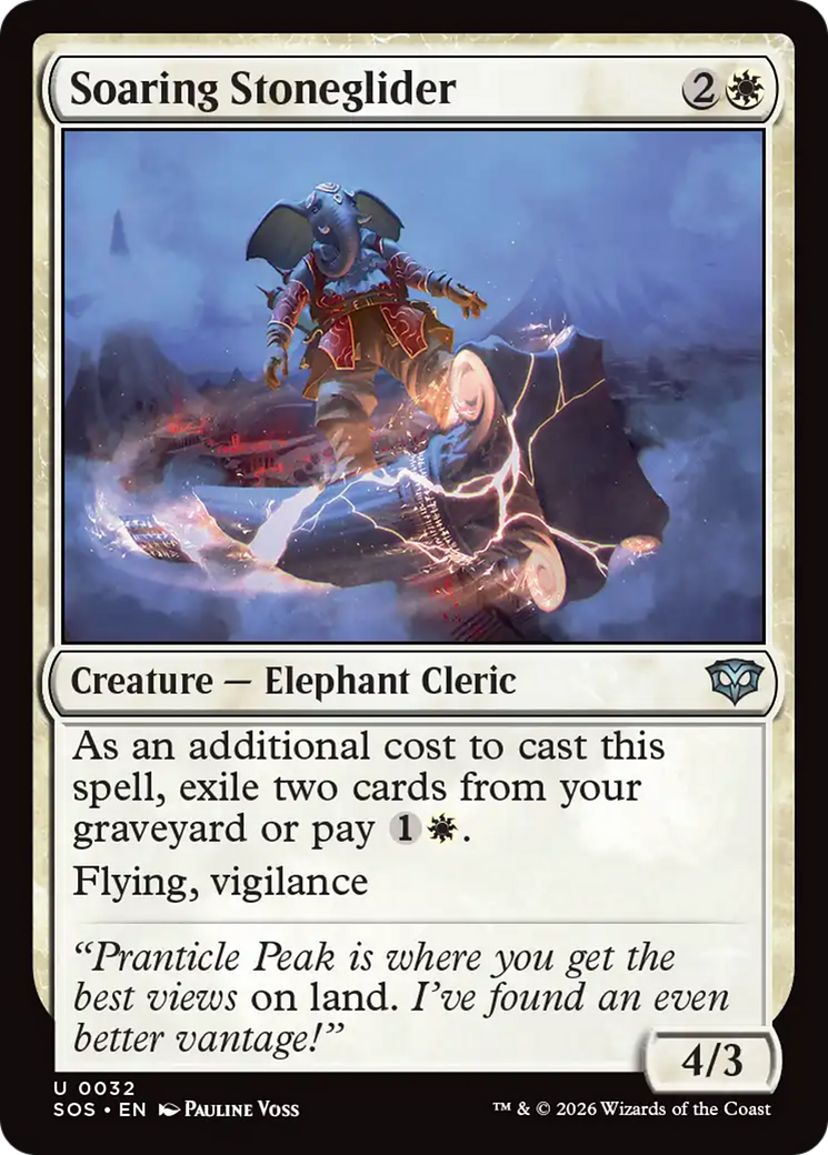 Soaring Stoneglider [Secrets of Strixhaven] | Cracking-Singles