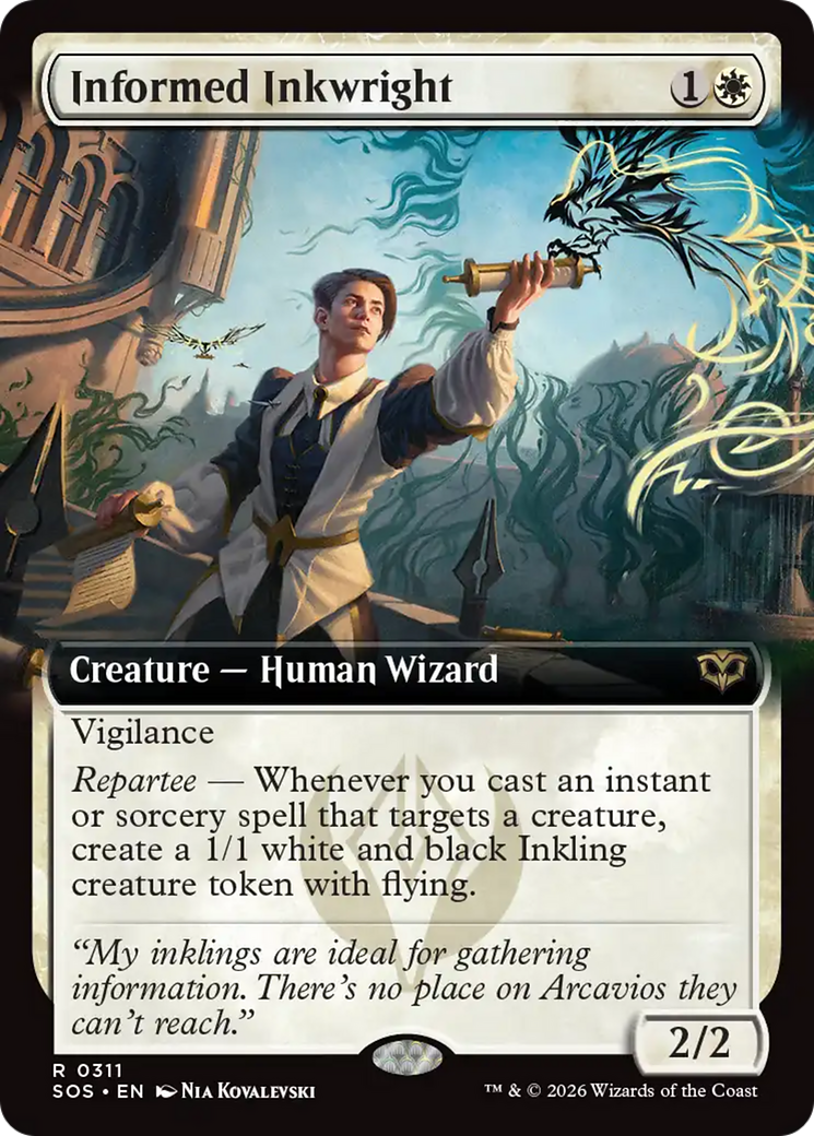 Informed Inkwright (Extended Art) [Secrets of Strixhaven] | Cracking-Singles