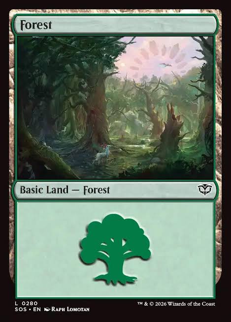 Forest (0280) [Secrets of Strixhaven] | Cracking-Singles