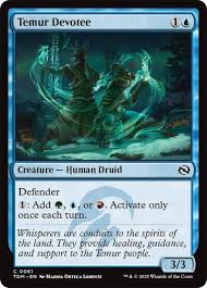 Temur Devotee [Tarkir: Dragonstorm] | Cracking-Singles