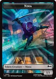 Ninja // Mutagen Double-Sided Token [Teenage Mutant Ninja Turtles Tokens] | Cracking-Singles