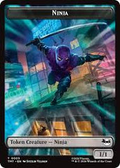 Ninja // Mutagen Double-Sided Token [Teenage Mutant Ninja Turtles Tokens] | Cracking-Singles