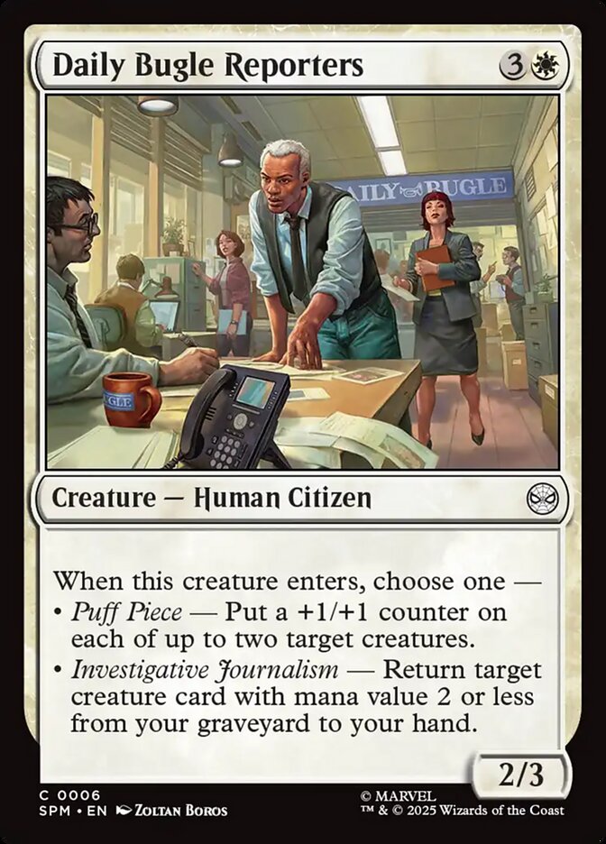 Daily Bugle Reporters [Marvel's Spider-Man] | Cracking-Singles