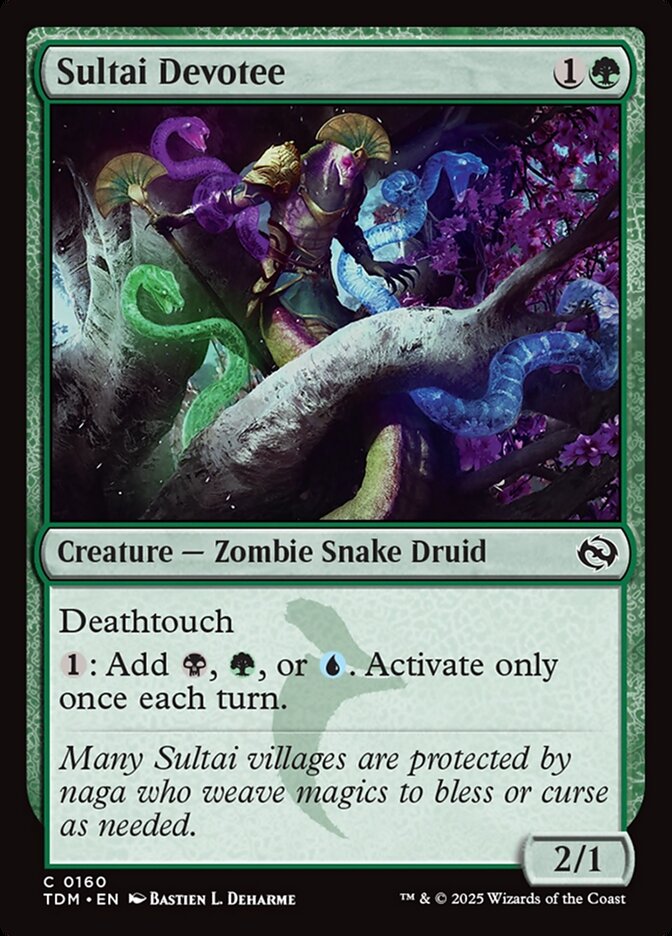 Sultai Devotee [Tarkir: Dragonstorm] | Cracking-Singles