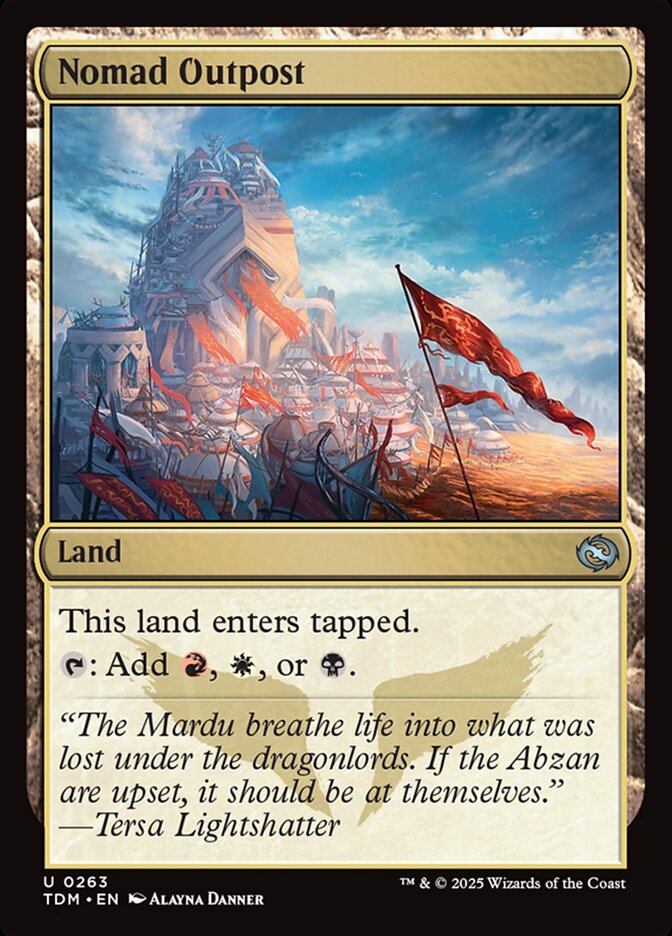 Nomad Outpost [Tarkir: Dragonstorm] | Cracking-Singles