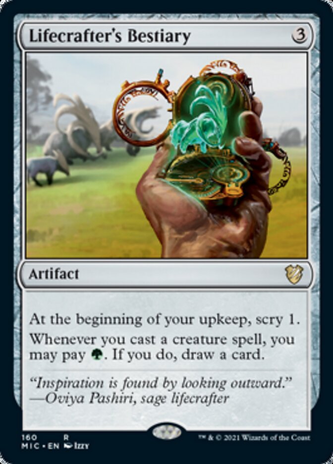 Lifecrafter's Bestiary [Innistrad: Midnight Hunt Commander] | Cracking-Singles