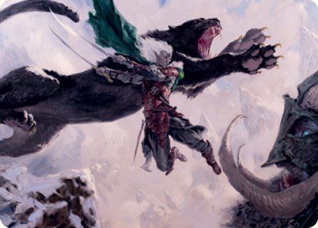 Drizzt Do'Urden Art Card [Dungeons & Dragons: Adventures in the Forgotten Realms Art Series] | Cracking-Singles