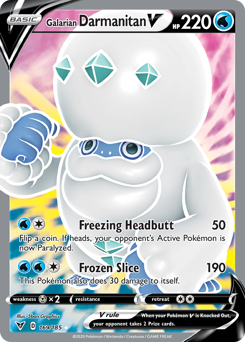 Galarian Darmanitan V (169/185) [Sword & Shield: Vivid Voltage] | Cracking-Singles
