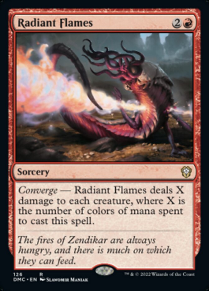 Radiant Flames [Dominaria United Commander] | Cracking-Singles