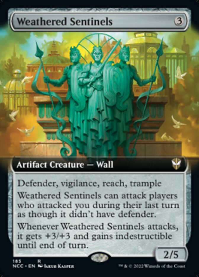 Weathered Sentinels (Extended Art) [Streets of New Capenna Commander] | Cracking-Singles