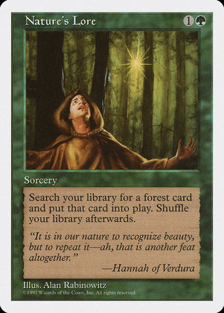Nature's Lore [Fifth Edition] | Cracking-Singles