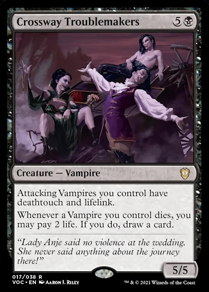 Crossway Troublemakers [Innistrad: Crimson Vow Commander] | Cracking-Singles