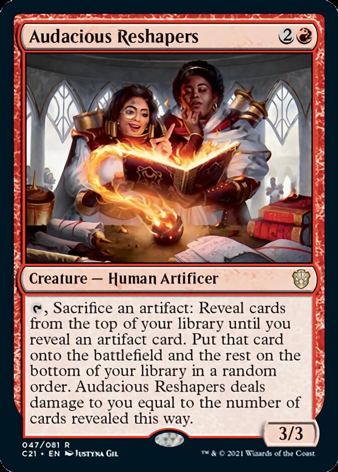 Audacious Reshapers [Commander 2021] | Cracking-Singles
