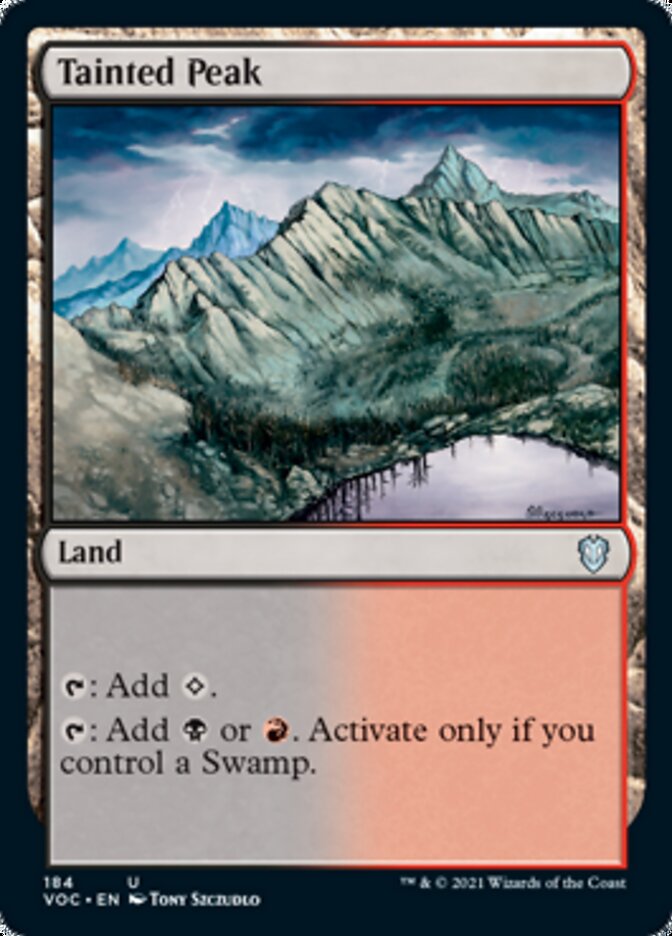 Tainted Peak [Innistrad: Crimson Vow Commander] | Cracking-Singles