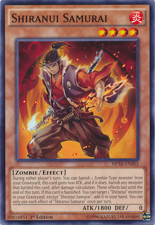 Shiranui Samurai [MP16-EN202] Common | Cracking-Singles