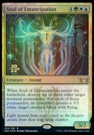 Soul of Emancipation [Streets of New Capenna Prerelease Promos] | Cracking-Singles
