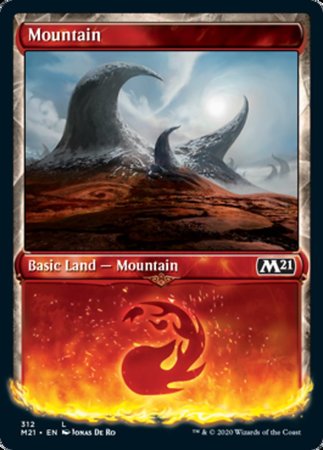 Mountain (Showcase) [Core Set 2021] | Cracking-Singles