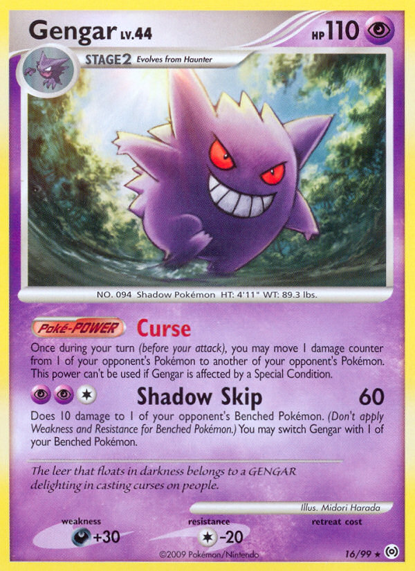 Gengar (16/99) [Platinum: Arceus] | Cracking-Singles