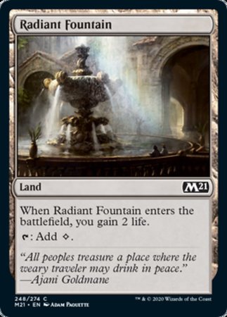 Radiant Fountain [Core Set 2021] | Cracking-Singles