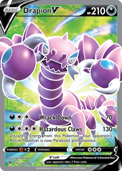Drapion V (175/185) [Sword & Shield: Vivid Voltage] | Cracking-Singles